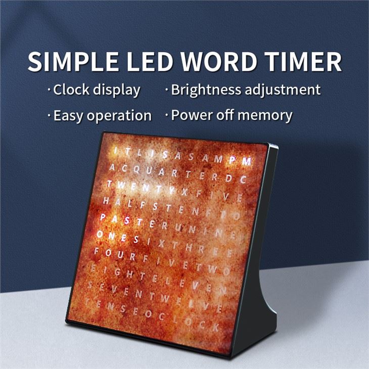 led text display clock